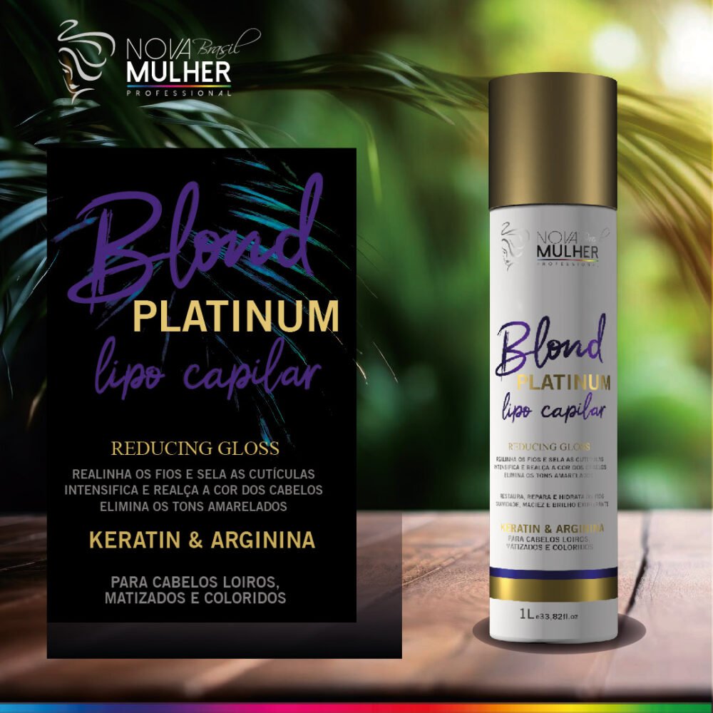 BLOND PLATINUM  MATIZADORA - 1 litro - Imagem 2
