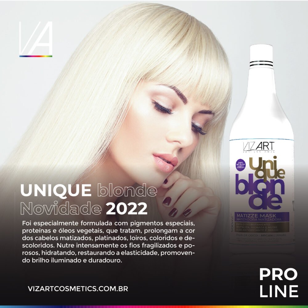 UNIQUE BLONDE 500 GR VIZART  PROFESSIONAL - Imagem 2